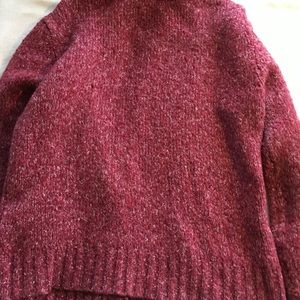 LL Bean women’s Cranberry Wool blend Sweater
